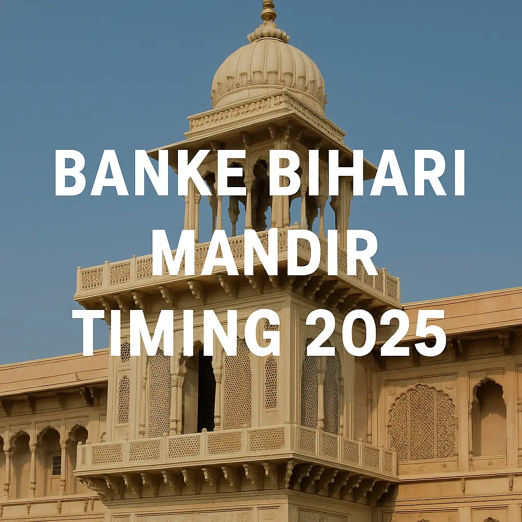 Banke bihari Temple Timing